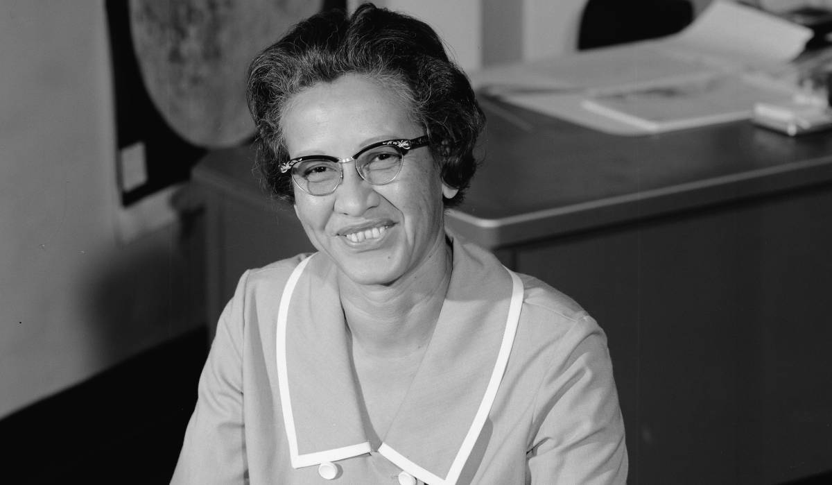 La matem&aacute;tica Katherine Johnson en la NASA.