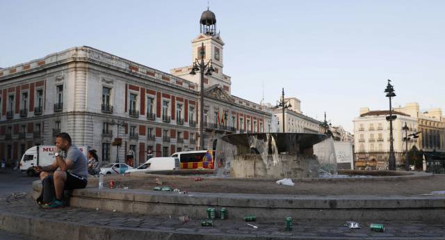 Puerta del Sol de Madrid.