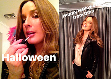 Dita Von Teese se disfrazó en Halloween de 'chica normal'