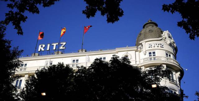 La cúpula del hotel Ritz de Madrid.