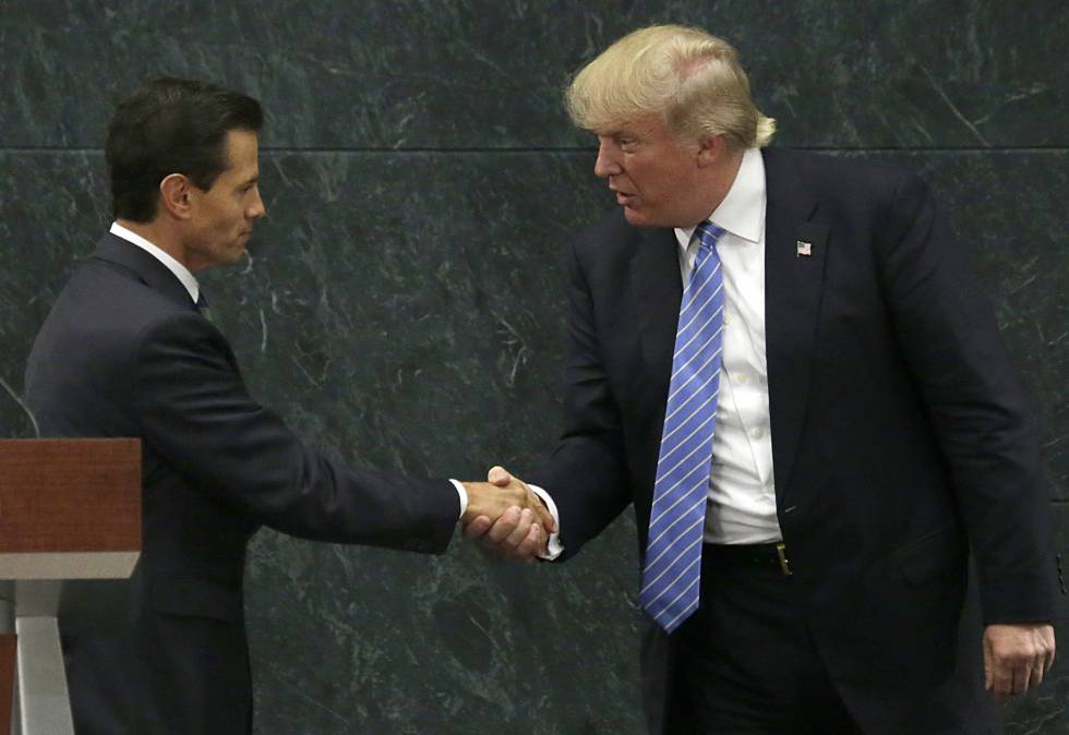 El presidente de México, Enrique Peña Nieto y el candidato republicano Donald Trump El presidente de México, Enrique Peña Nieto y el candidato republicano Donald Trump