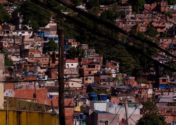 Una favela en Río de Janeiro.