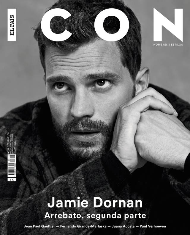 Un impetuoso Jamie Dornan se confiesa en el número de octubre de ICON
