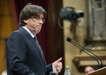 El presidente catalan, Carles Puigdemont.