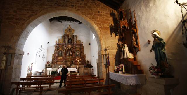 Churches in rural Spain are easy targets.