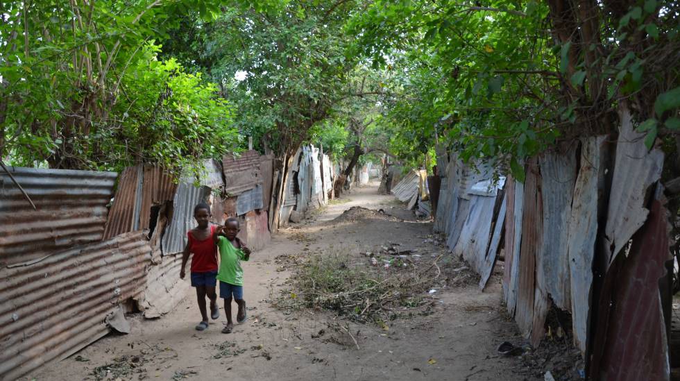 Asentamiento informal en Jamaica.