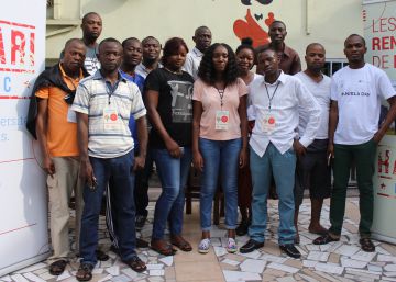 Integrantes del colectivo de blogueros Habari.