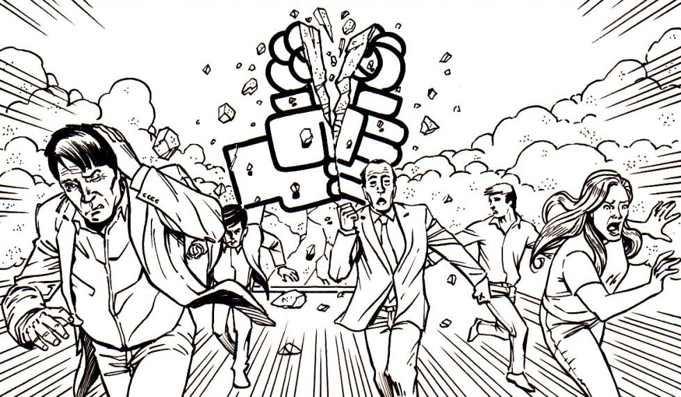 Crisis en el PSOE, en viñetas