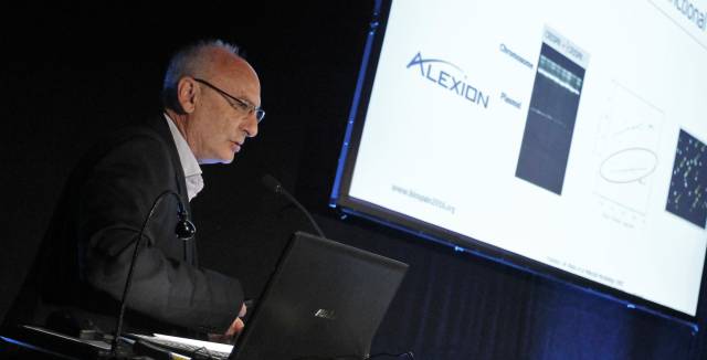 Francis Mojica en el encuentro biotecnológico Biospain.