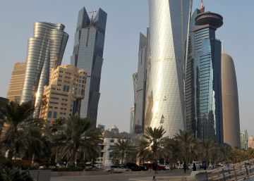 una imagen de la ciudad de Doha. 