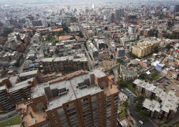 Vista de la ciudad de Bogot&aacute; (Colombia).