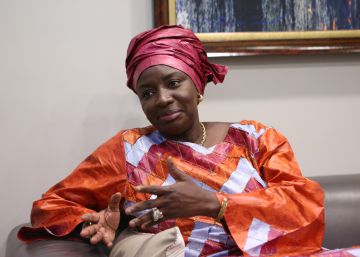 Aminata Tour&eacute;, a segunda mujer en liderar el Gobierno de Senegal, durante su estancia en Madrid en el foro View.