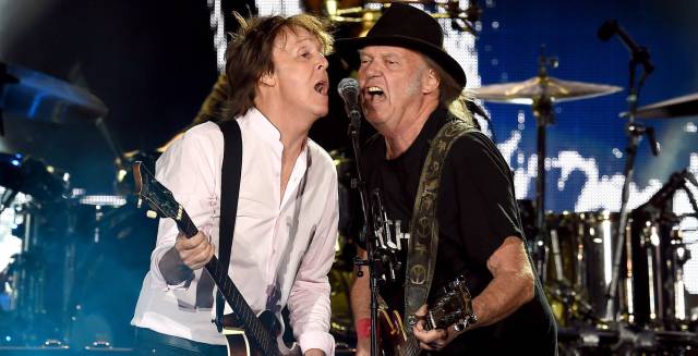 Paul McCartney y Neil Young, en Desert Trip.
