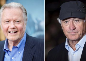 Los actores Jon Voight y, a la derecha, Robert de Niro.