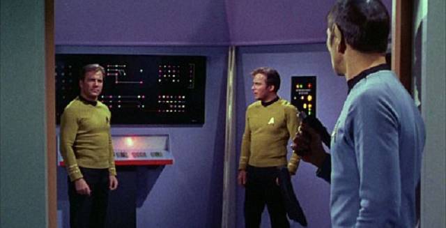 Fotograma de un episodio de Star Trek.