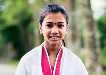 Aditi tiene 10 a&ntilde;os, es de Banglades y quiere ir a la universidad. 