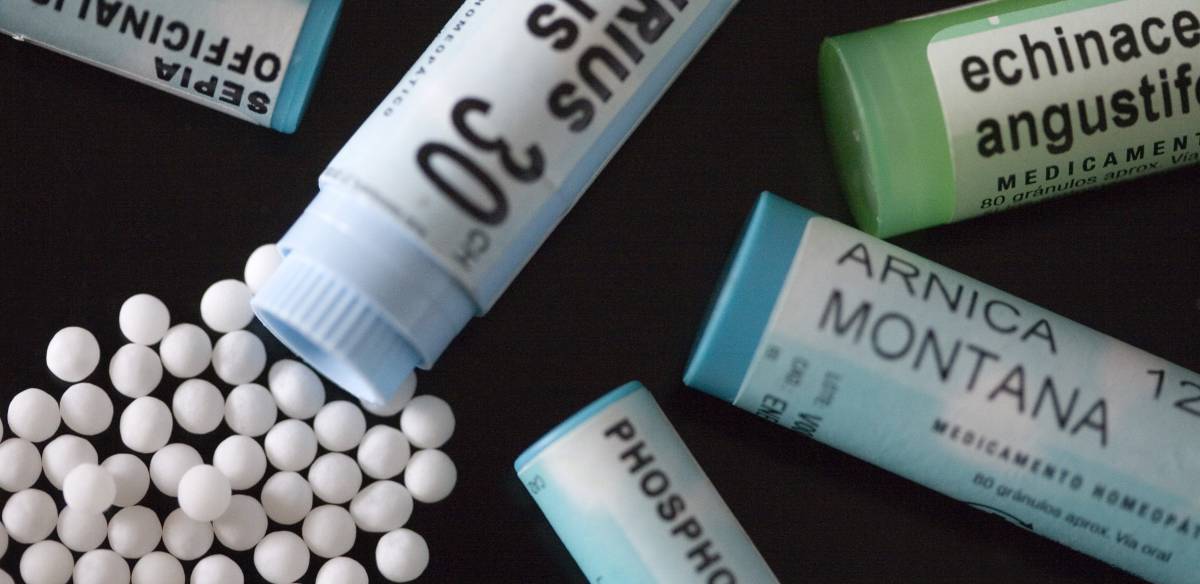 Medicamentos homeop&aacute;ticos en gr&aacute;nulos.