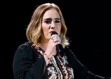 Adele, durante un concierto en Estados Unidos.