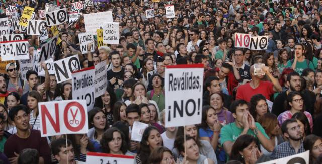 A demonstration against the system.