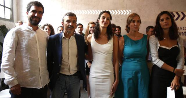 Dirigentes de Podemos en Madrid.