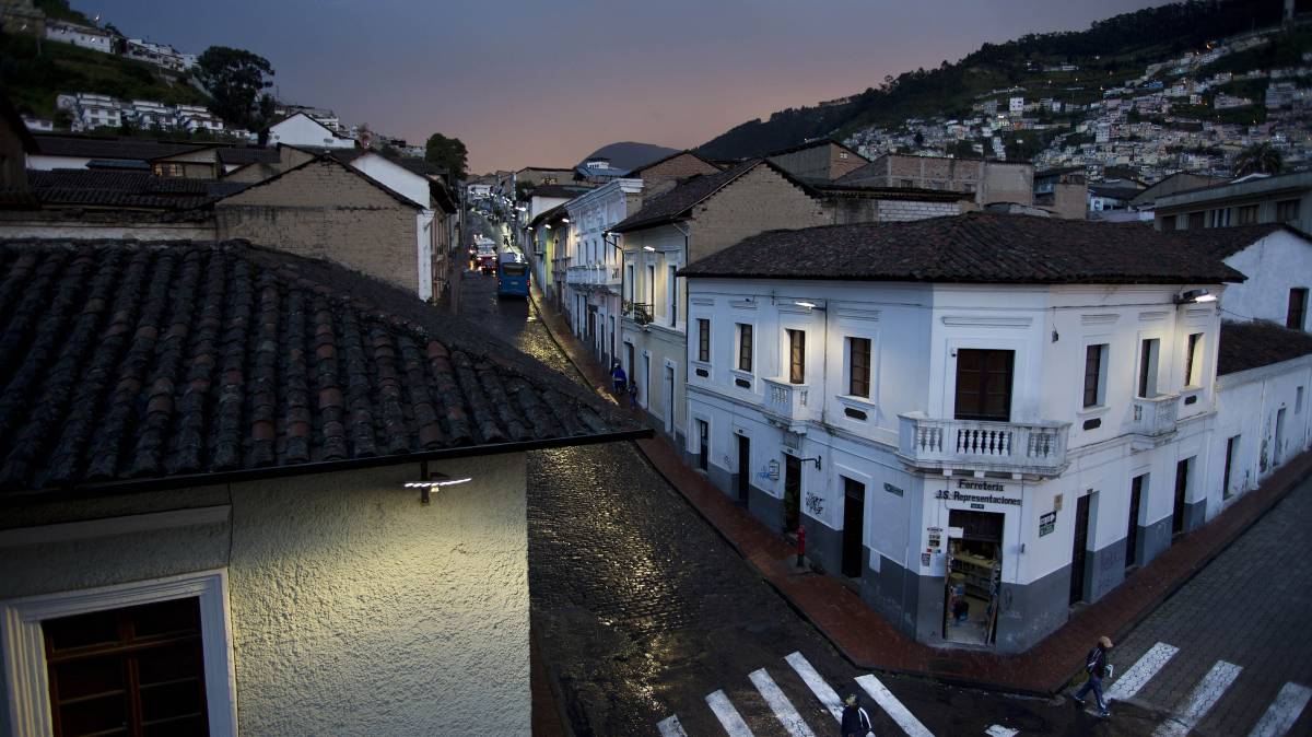 Barrio de San Roque, en el centro de Quito.