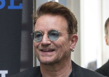Bono, durante una conferencia en Montreal. 
