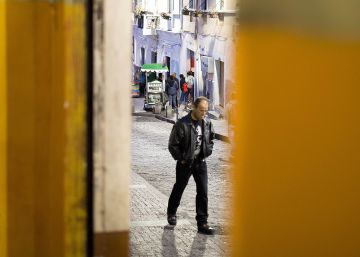 Calle del barrio de San Roque, en Quito.