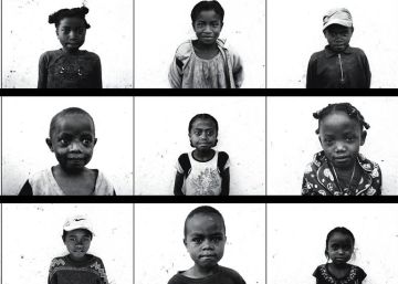 Algunos de los ni&ntilde;os de la aldea de Soavinarivo, en Madagascar.