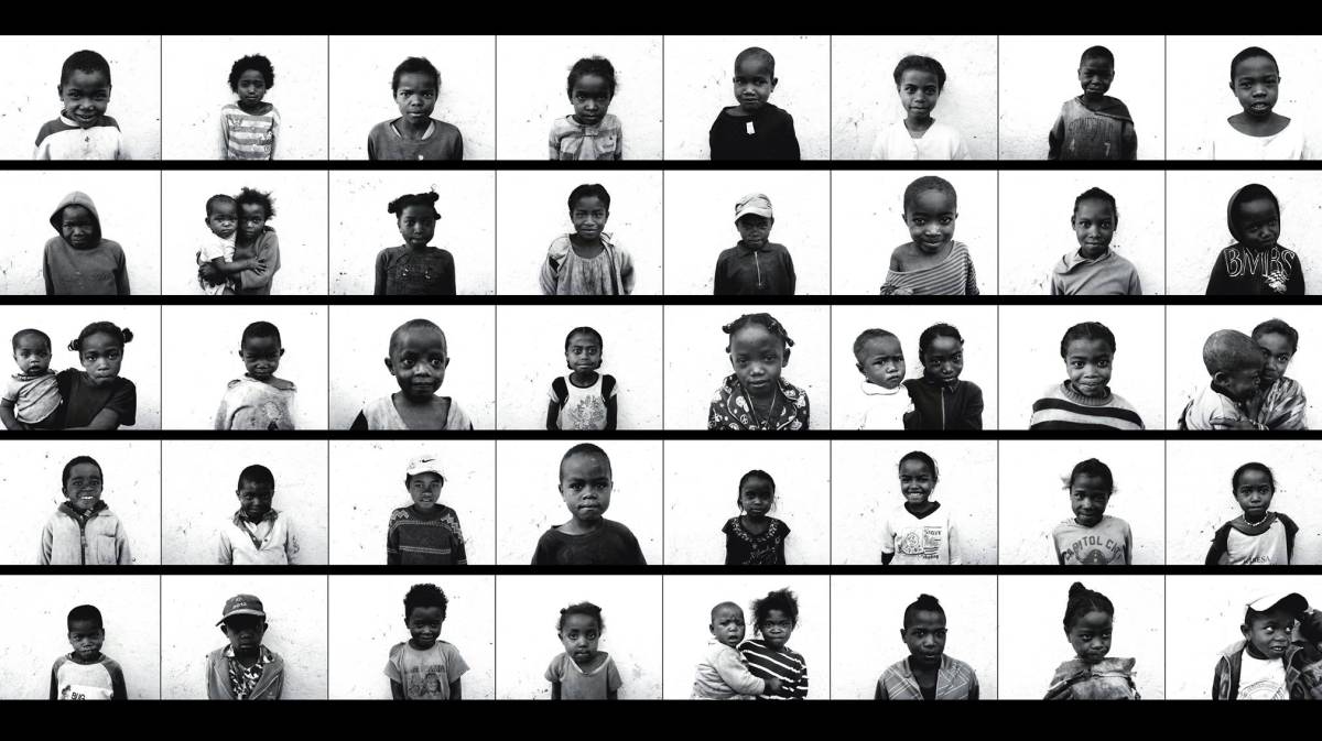 Algunos de los niños de la aldea de Soavinarivo, en Madagascar.