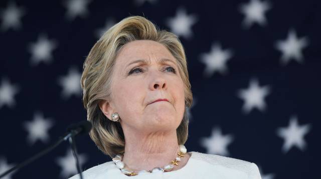 Hillary Clinton, en un mitin en Florida.