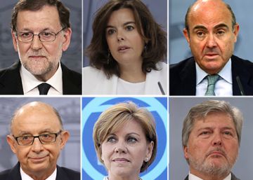 Los ministros del nuevo Gobierno de Mariano Rajoy
