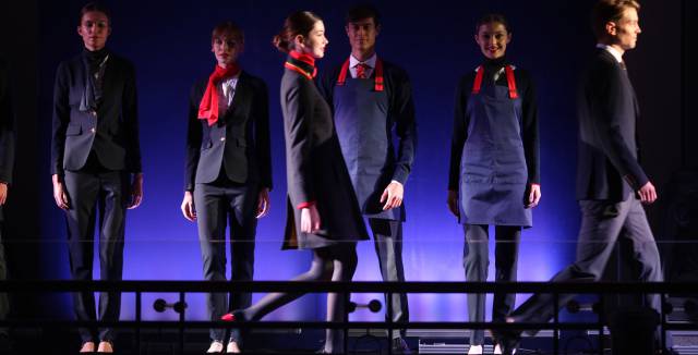 Presentacion de los nuevos uniformes de Iberia Express, dise&ntilde;ados por El Ganso.