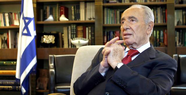 Israeli President Shimon Peres