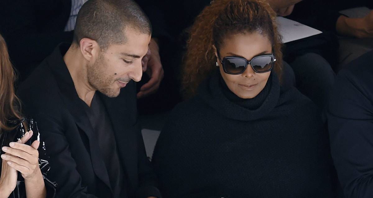 Janet Jackson y su esposo Wissam Al Mana, en el desfile de Herm&egrave;s en Par&iacute;s.