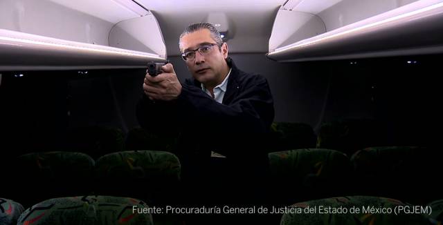 A reconstruction of the crime.