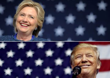 Trump y Clinton, sus mejores imágenes de la campaña electoral