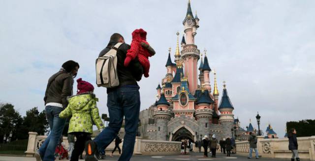 El parque de atracciones Eurodisney, en Par&iacute;s.