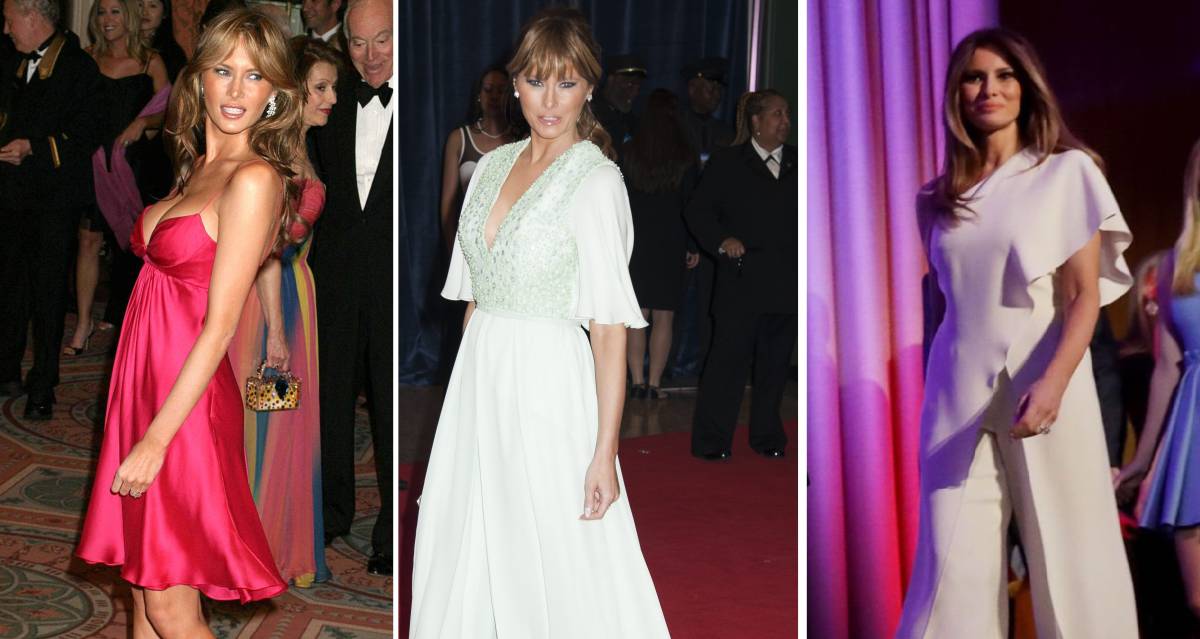 La evoluci&oacute;n del estilo de Melania Trump.