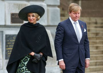 Guillermo y M&aacute;xima de Holanda, en una ceremonia en un memorial por los soldados ca&iacute;dos en Wellington, Nueva Zelanda..