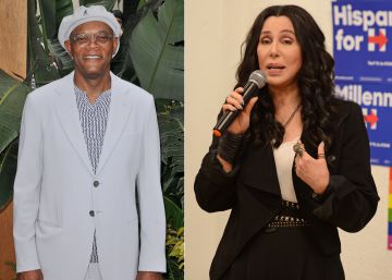 De izquierda a derecha: Samuel L. Jackson, Cher y Lena Dunham.