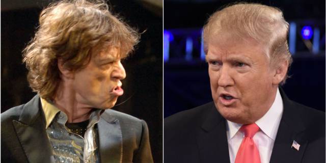 Trump cierra su discurso con esta canción de los Stones y Jagger se burla