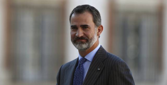 Felipe VI at an event in Madrid on Monday.