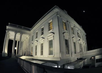 La Casa Blanca el d&iacute;a de las elecciones.