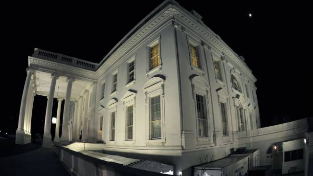 La Casa Blanca el d&iacute;a de las elecciones.