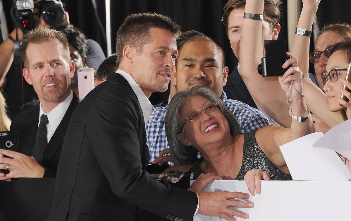 Brad Pitt, este 9 de noviembre, en California.