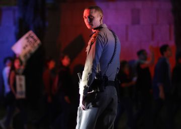 Protesta contra Donald Trump en Las Vegas. 