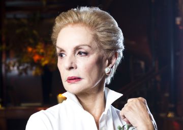 La diseñadora Carolina Herrera, el martes en Madrid.
