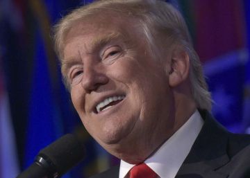 Donald Trump durante un acto de campa&ntilde;a en el hotel Hilton Midtown de Nueva York.rn rn 