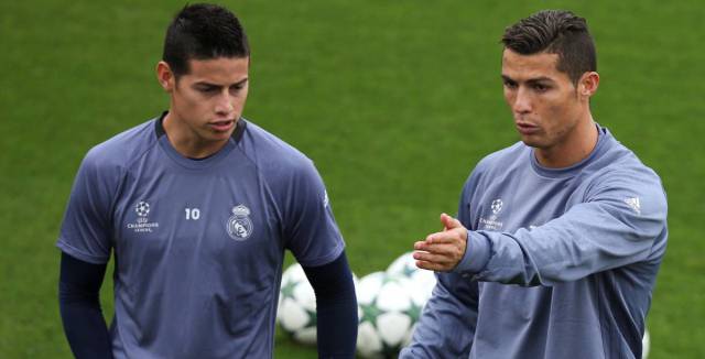 Asprilla claims that Cristiano Ronaldo is a bad influence on James