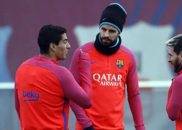 Piqué and Alba back in training two days before El Clásico